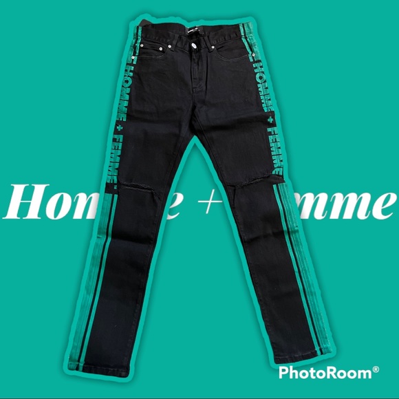 Limited Edition Homme + Femme Denim Wear Jeans - Picture 1 of 8
